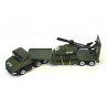 Scania dieplader with KFOR helicopter