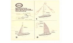 Construction manual sailboat at low loader