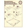 Construction manual parking lot on low loader
