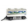 Trailer for milk collecting truck