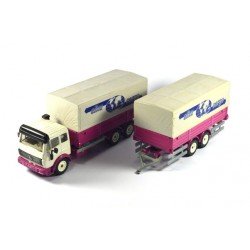 Mercedes SK with 2-axled trailer