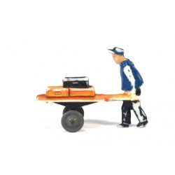 Kruier met kar