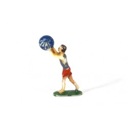 Ballspielendes Mädchen