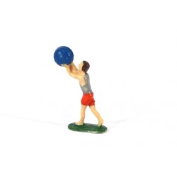 Ballspielendes Mädchen