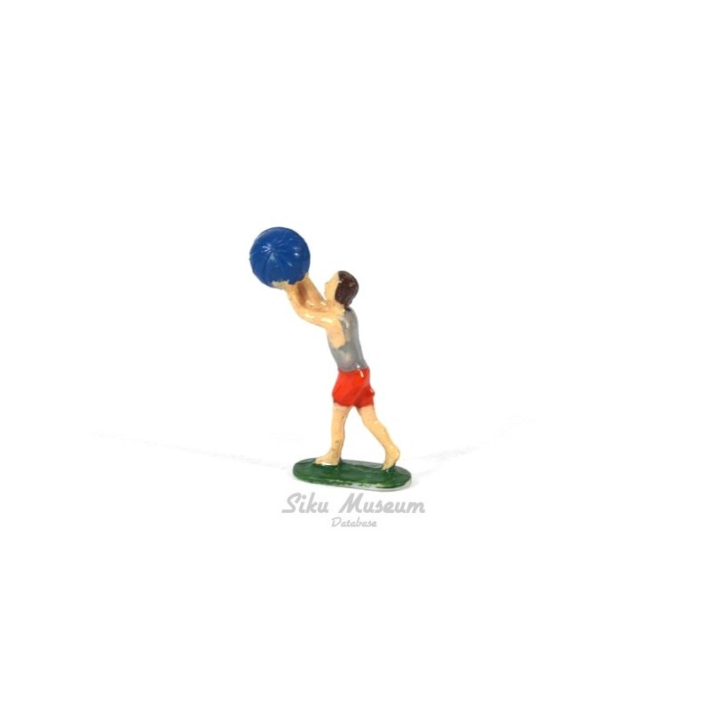 Girl with beach ball