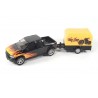 Dodge Ram pickup with trailer