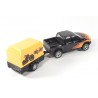 Dodge Ram pickup with trailer