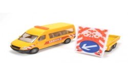 Volkswagen Crafter with Traffic Control Trailer